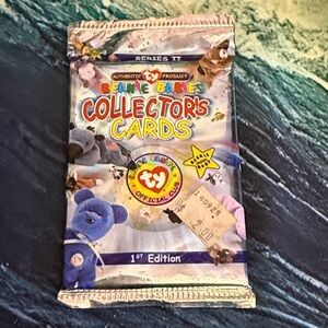Ty Beanie Babies Collector's Cards Pack - Blue, Purple, Yellow